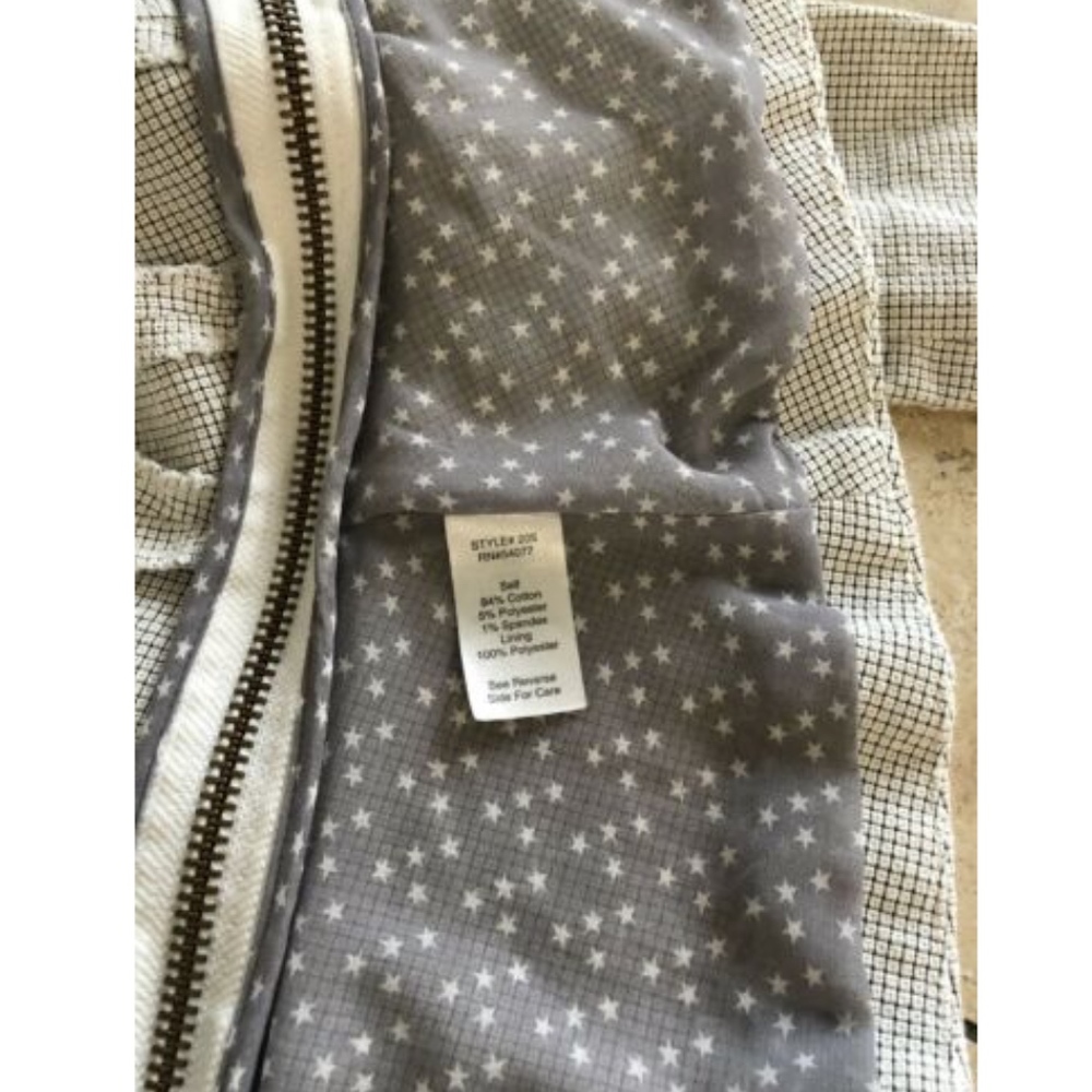 cabi ZIP LINE PEPLUM BLAZER JACKET SZ 2 ~ $128 - Picture 6 of 7